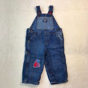 Oshkosh Baby Boy Denim Overall Size 18 Months